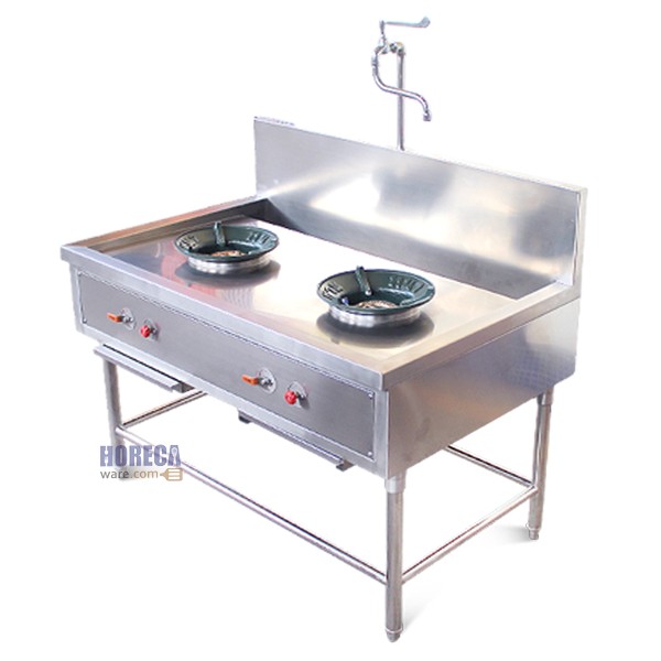 เตาแก๊สรางน้ำ KB5 หัวคู่ ตราแมสเตอร์แวร์