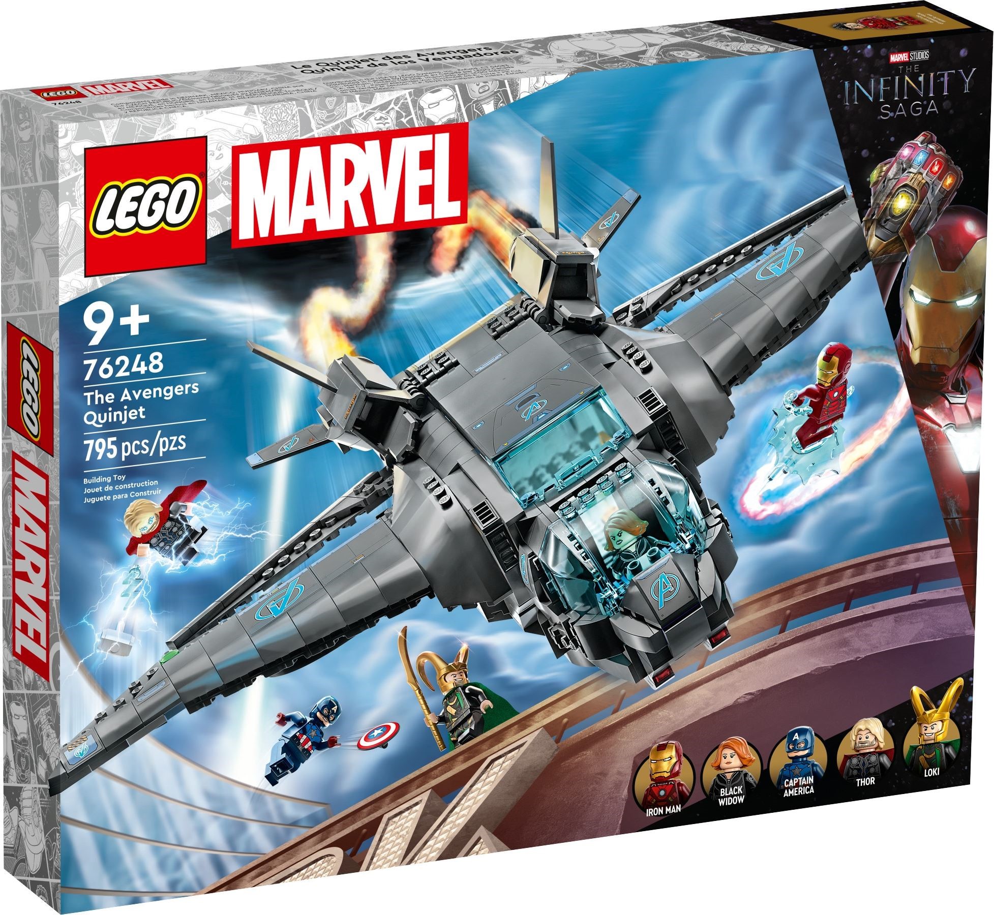 LEGO Super Heroes Marvel เลโก้ 76248 The Avengers Quinjet
