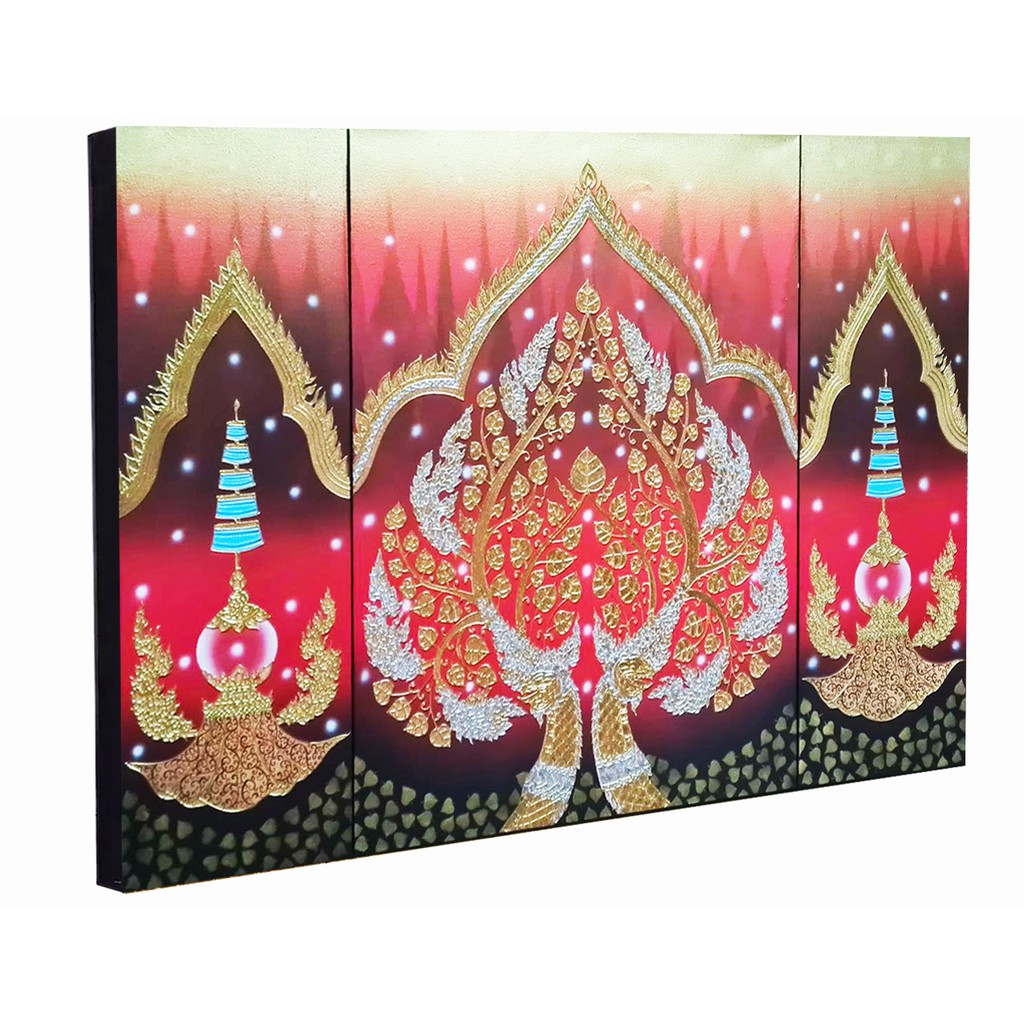 ภาพวาดต้นโพธิ์ A0211