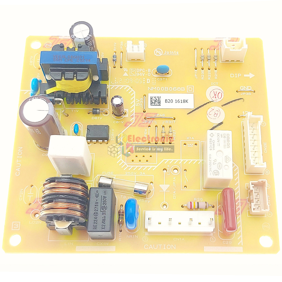 แผงบอร์ดตู้เย็น-อะไหล่ตู้เย็น-MITSUBISHI-(มิตซูบิชิ)*MR-140P-SL*อะไหล่แท้ สำหรับรุ่น*MR-140P-SL*อะไหล่แท้