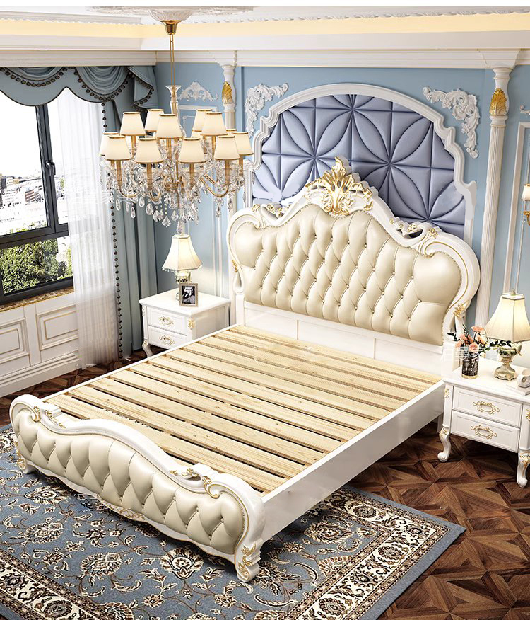 เตียงเจ้าหญิง เตียงหลุยส์ เตียงนอนหลุยส์ รุ่น Wendy