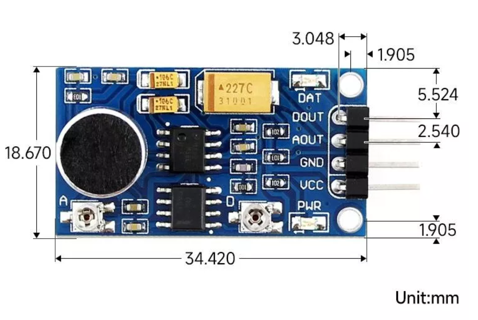 Sound sensor module sound control module sound detection module LM386 compatible with Arduino