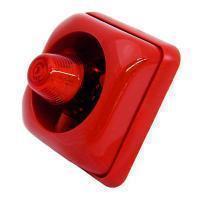 YA81 Siren With LED Strobe Alarm อุปกรณ์ส่งสัญญาณเสียงและแสง 24 VDC