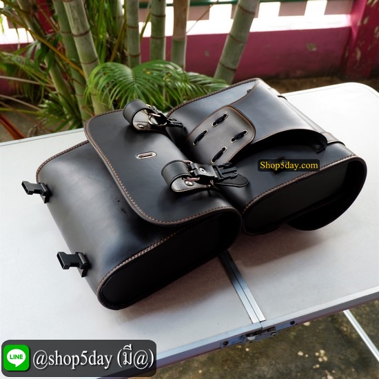 🔥 กระเป๋ารถมอเตอร์ไซค์ วินเทจ-คลาสสิค ✌️ มีสีดำ และ น้ำตาลไหม้