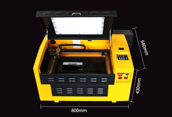 เครื่องยิงเลเซอร์เครื่องทำตรายางเลเซอร์รุ่นKTL4030 50W
