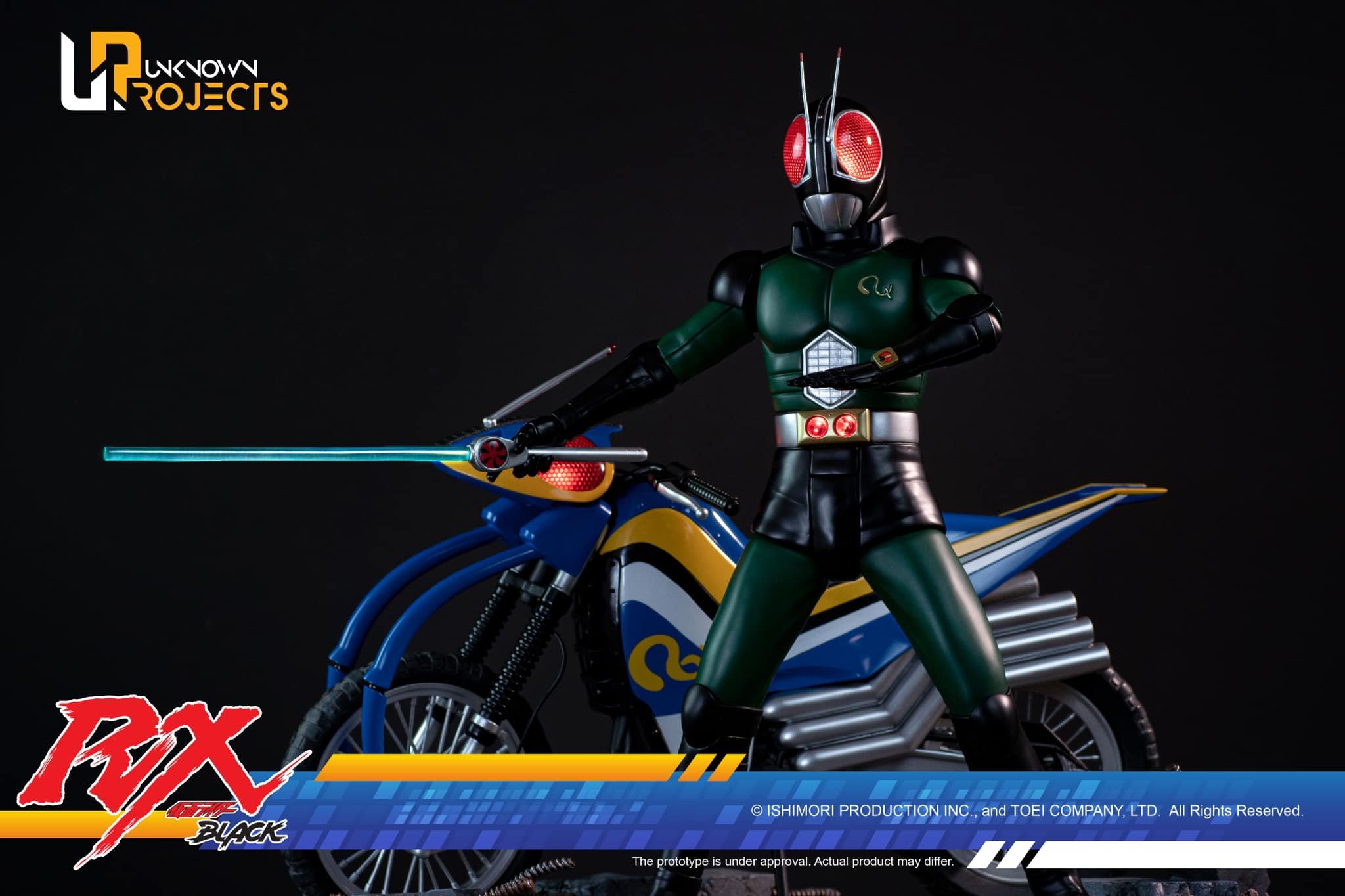 Unknown Projects Classic Signature Arte Series Masked Rider BLACK RX [Deluxe Version]