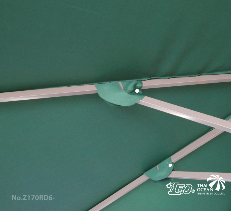 Leo ร่มเสาข้าง ขนาดใหญ่ 3.40 เมตร ปรับทิศทาง หมุนรอบตัวได้ 360 องศา ร่มสนามตัวแอล No.Z170RD6-