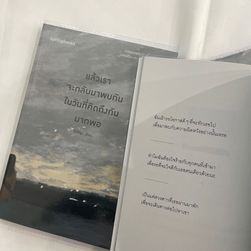 แล้วเราจะกลับมาพบกันในวันที่คิดถึงมากพอ /ผู้เขียน: อิสญะ /สำนักพิมพ์: Springbooks (สปริงบุ๊กส์)