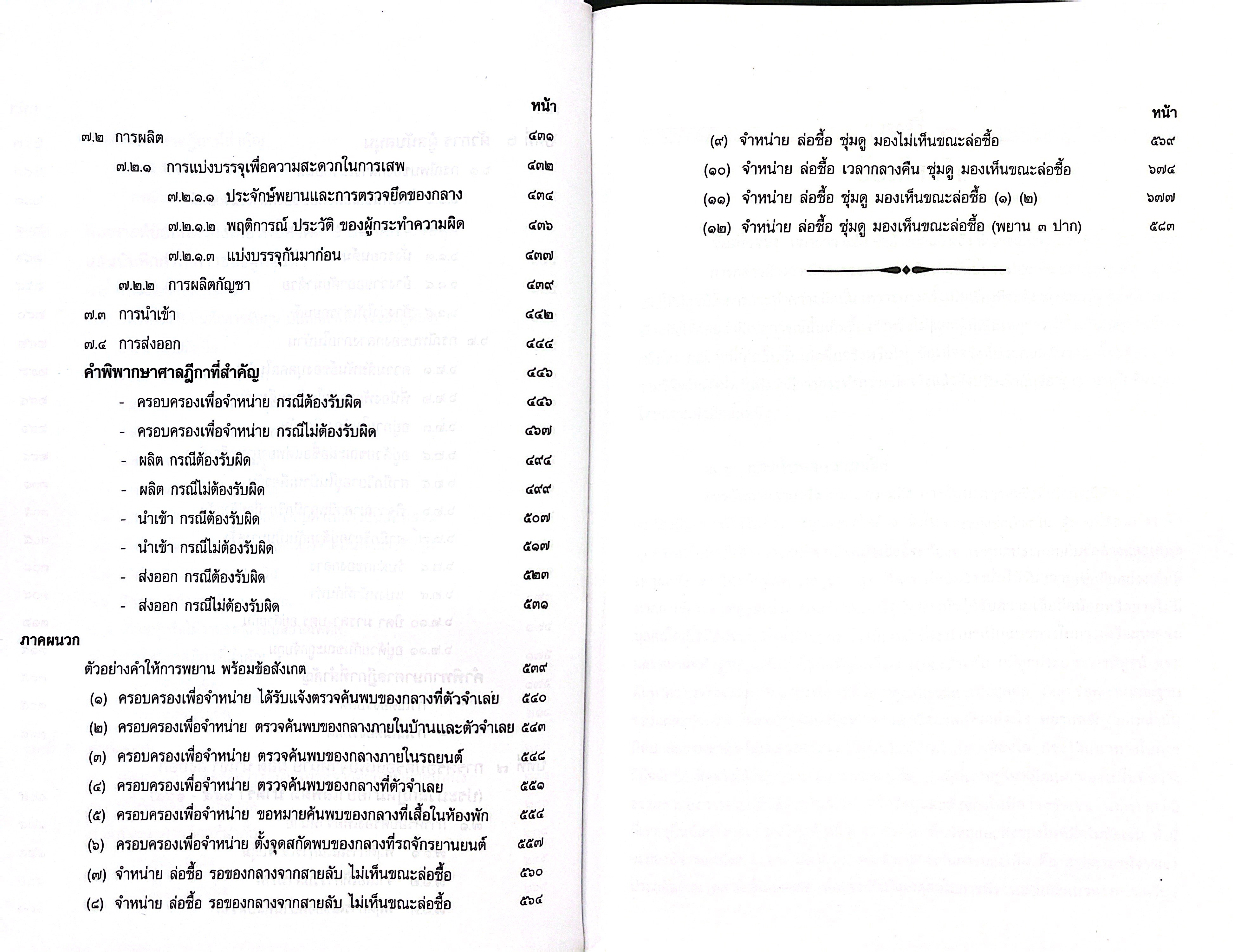 (ห่อปก) การซักประเด็นข้อเท็จจริงคดียาเสพติด เล่ม 1 (สมศักดิ์ เอี่ยมพลับใหญ่)