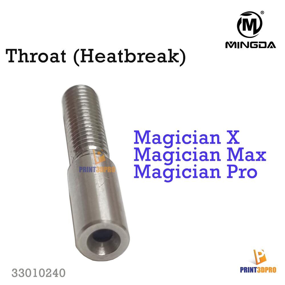Mingda Part Throat ( Heatbreak ) For Magician X , Magician Max , Magician Pro 3D Printer Part