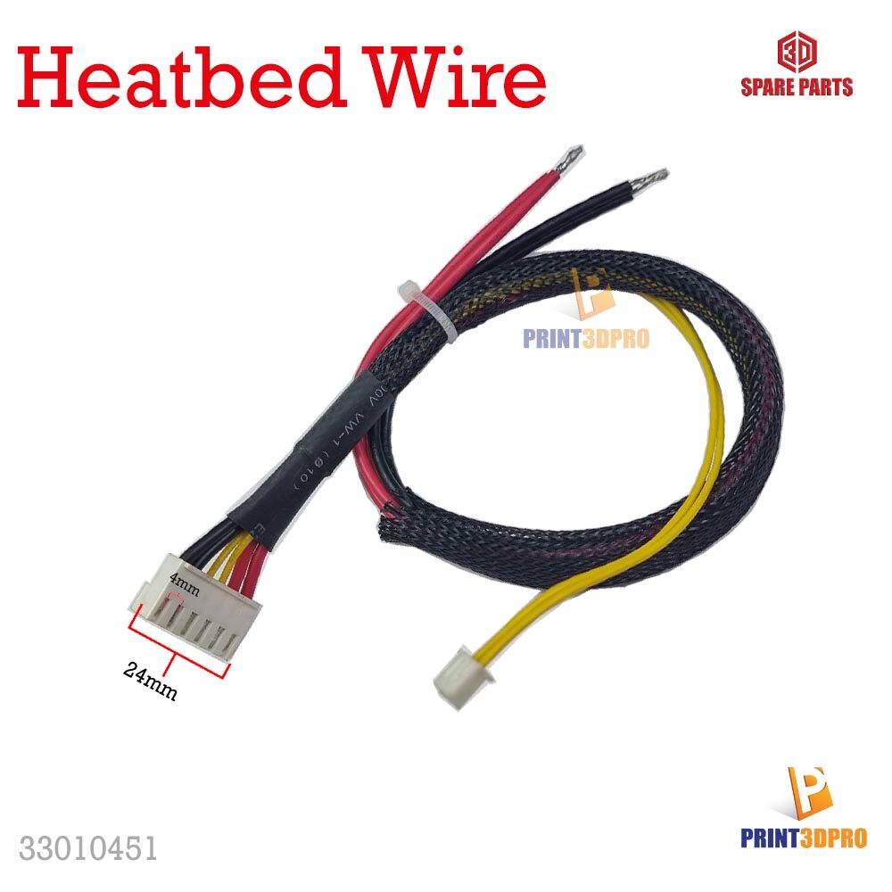 3D Printer Part Heatbed wire ชุดสายทำความร้อนฐานพิมพ์ hotbed wire heat bed cable