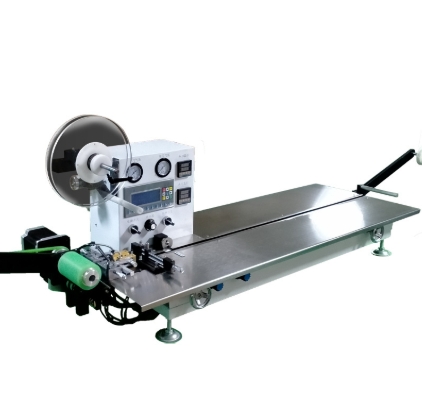 เครื่องเทปกึ่งอัตโนมัติอเนกประสงค์ เครื่องติดเทป เครื่องติดเทป SMD กึ่งอัตโนมัติอัตโนมัติเต็มรูปแบบ เครื่องบรรจุเทปความแม่นยำสูงแบบปิดผนึกด้วยความร้อนและความเย็น