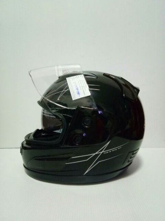 หมวกกันน็อค INDEX รุ่น 811 (i-shield) แว่นสองชั้น สีดำเงา