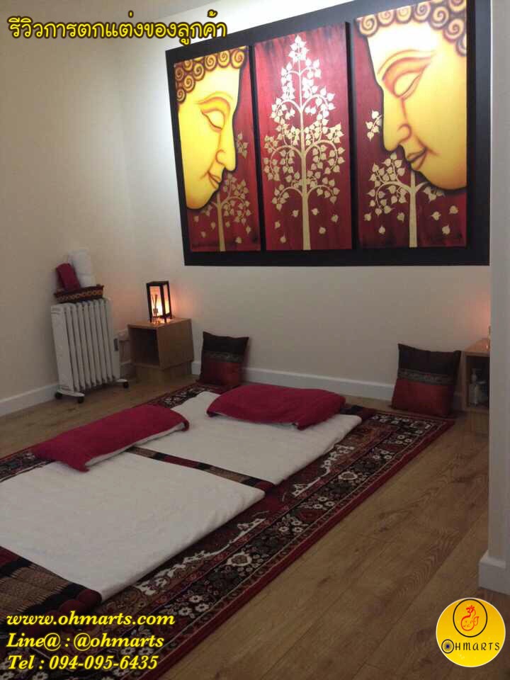 ตกแต่งผนังร้านนวดสปา 007