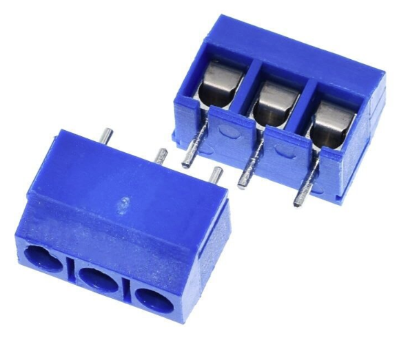 Terminal Block 3Pin Pitch 5.08mm KF301 ฺblue color Screw Terminal Block Connector 3 Pin