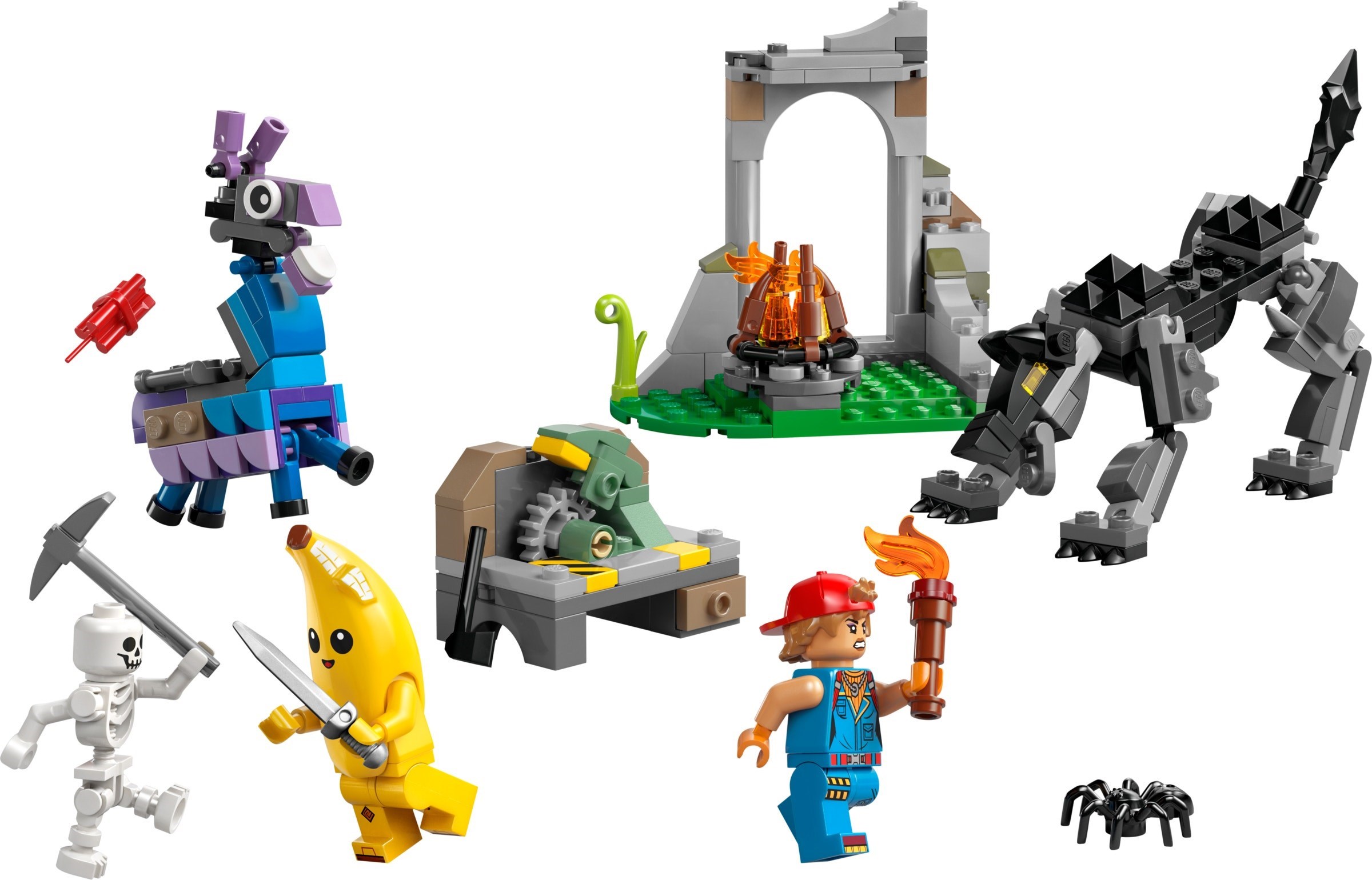 LEGO Fortnite เลโก้ 77075 Peely & Sparkplug's Camp
