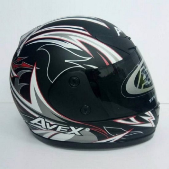 AVEX หมวกกันน็อคเต็มใบ ราคาถูก รุ่นXR-Z14 สีดำด้าน แว่นดำ