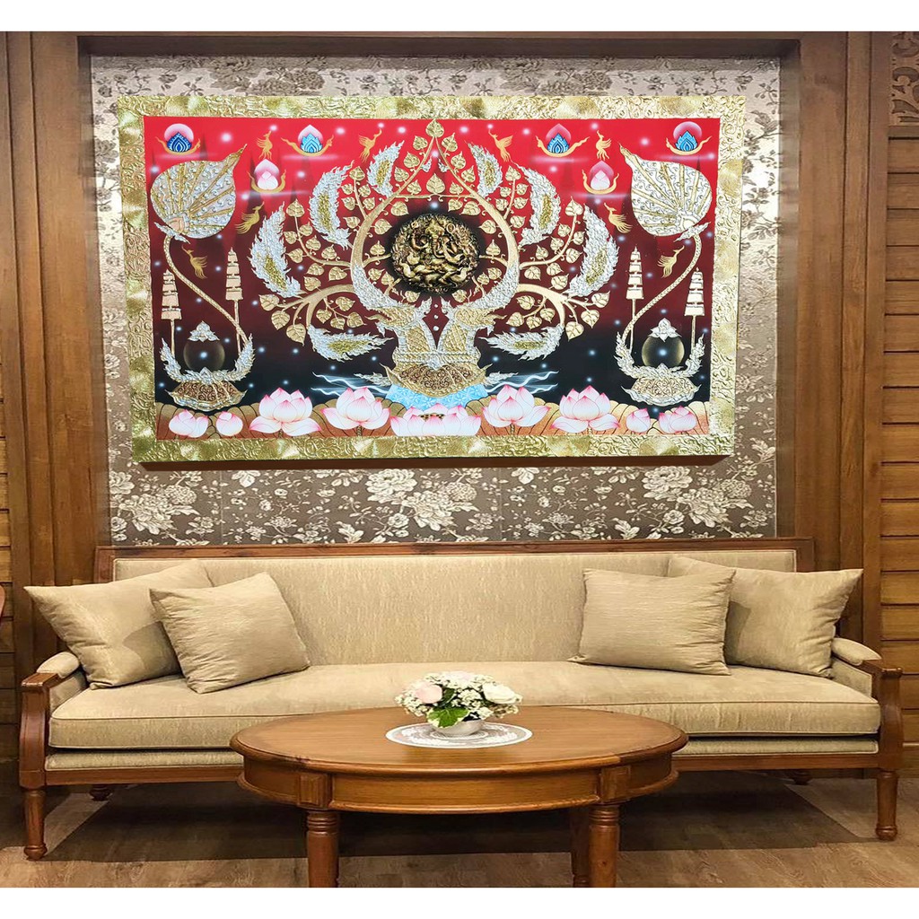 ภาพวาดต้นโพธิ์ A0021