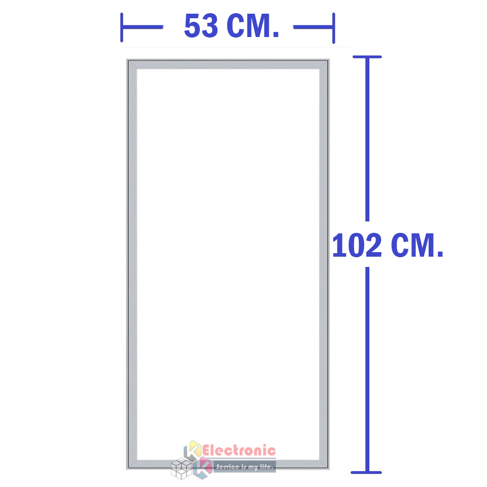 ขอบยางประตูตู้เย็น Toshiba-(โตชิบา)สำหรับรุ่น GR-B173Z/GR-B174Z/GR-B175Z/GR-B177T/GR-B188อะไหล่แท้ ใส่ง่าย ขนาด 53*102 เซนติเมตร
