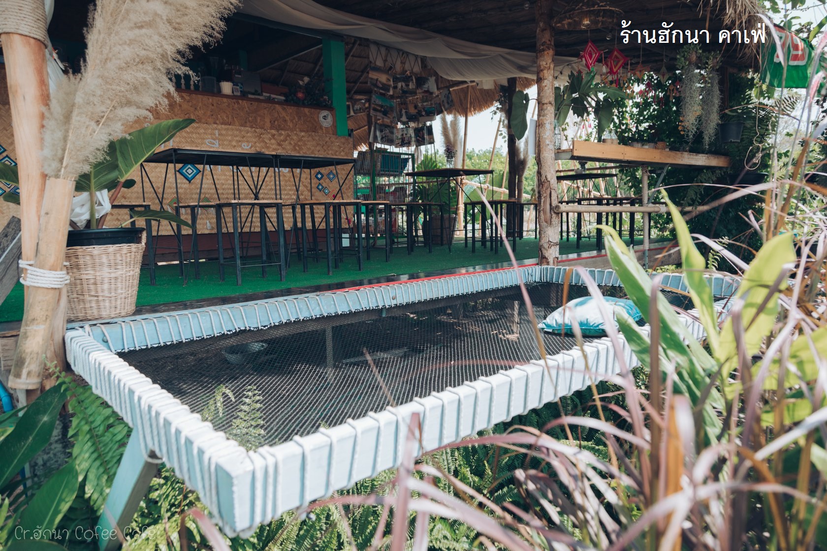 Hammock เปลตาข่ายนั่งเล่น ตาข่ายเช็คอินคาเฟ่ ตาข่ายกันตก