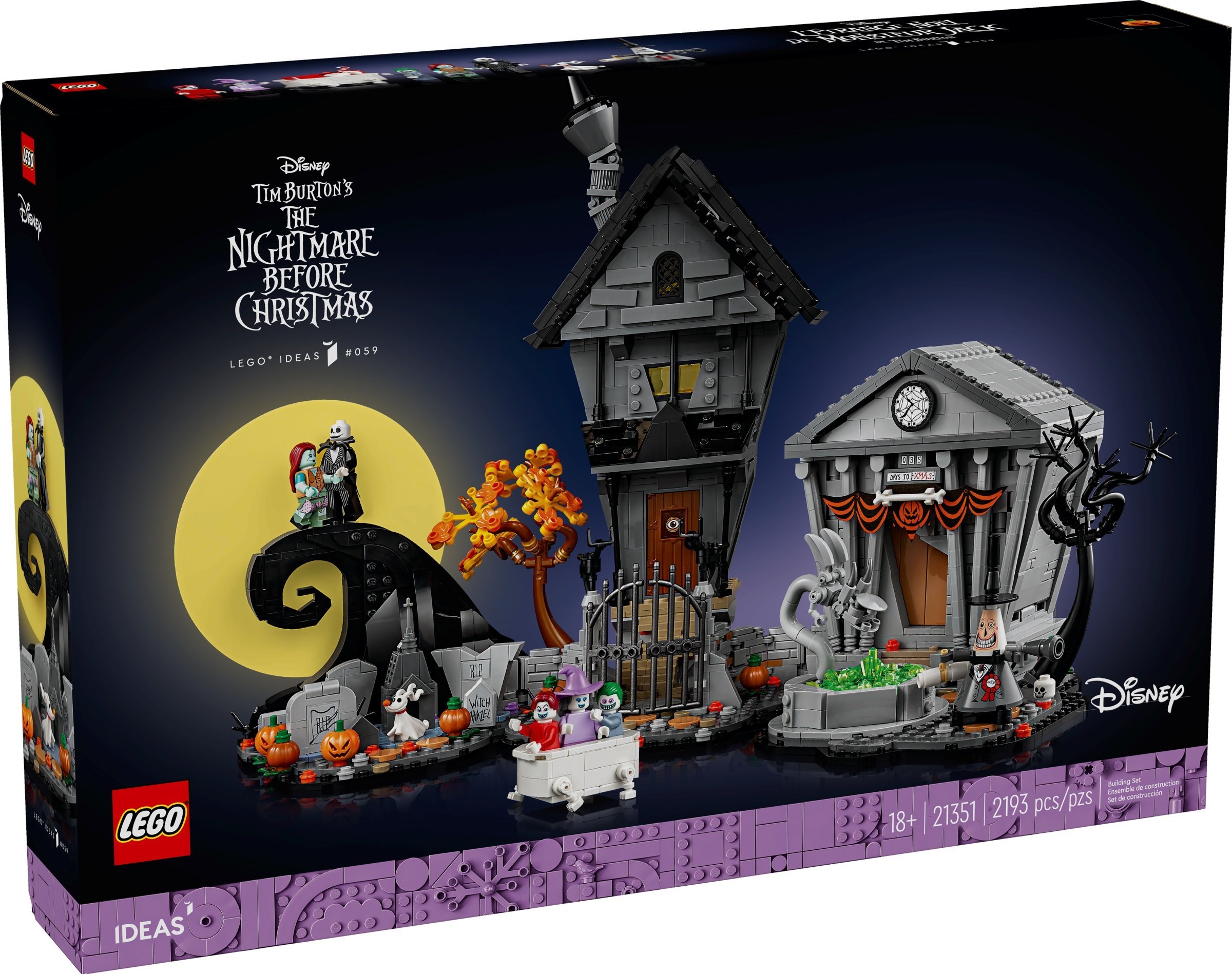 LEGO เลโก้ 21351 Disney Tim Burton's The Nightmare Before Christmas