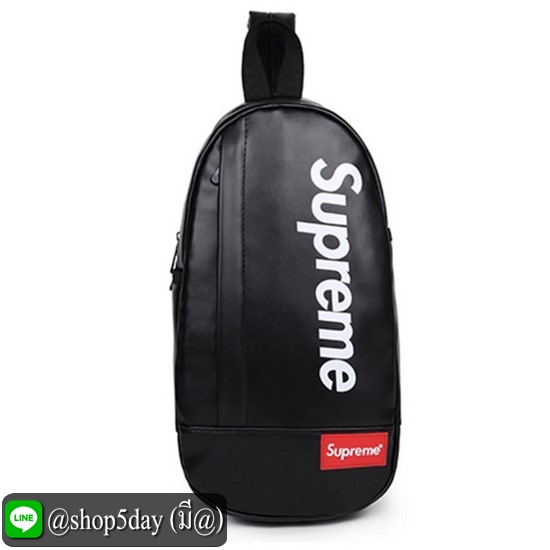 ♨️ Supremes p-b-b กระเป๋าคาดหน้าอก (หนัง Pu)