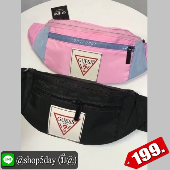 ♨️ กระเป๋าคาดอก-เอว GUESS งานป้าย ผ้าลื่น (2020)