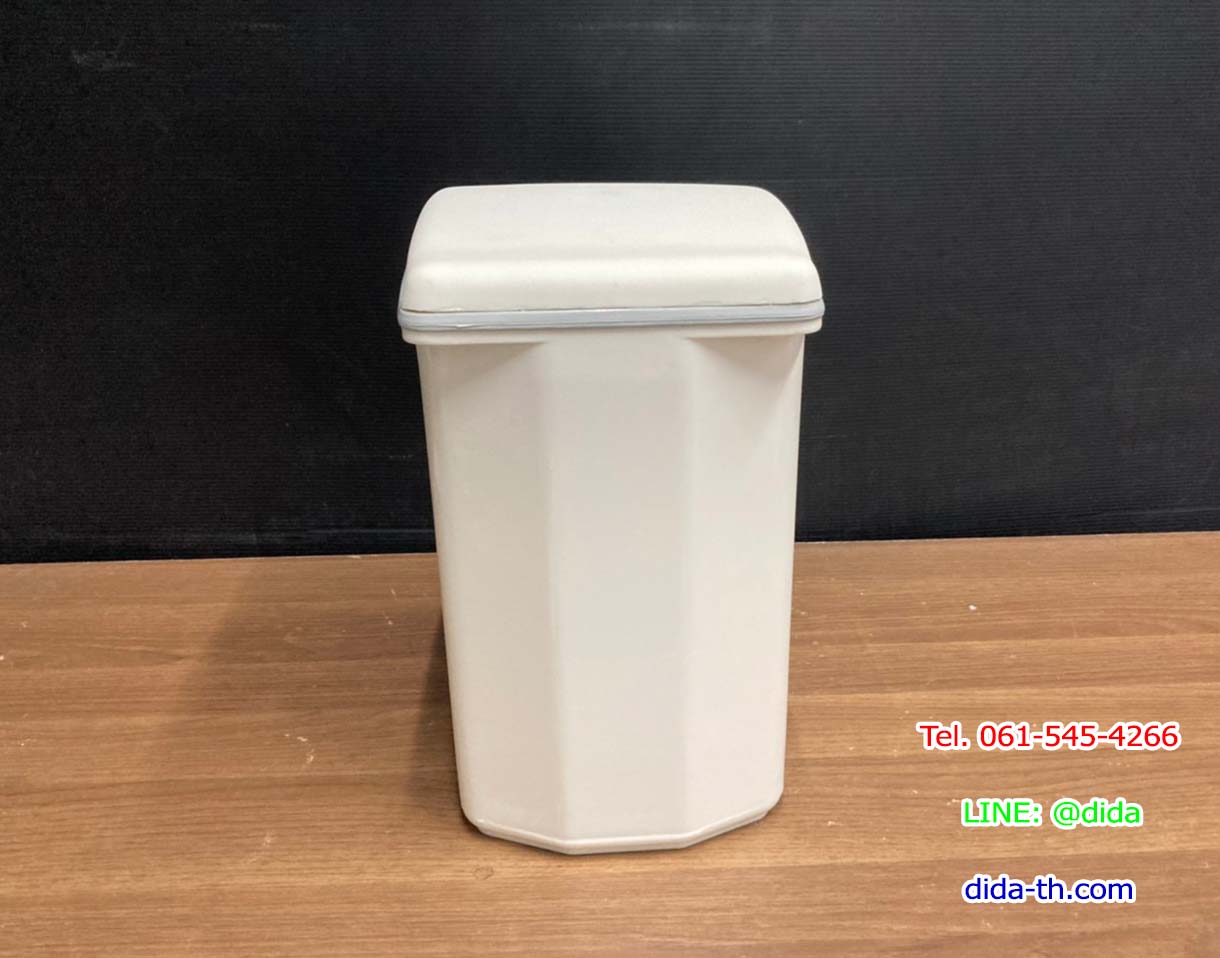 ถังขยะเท้าเหยียบ ทรงเหลี่ยม 6.5 ลิตร