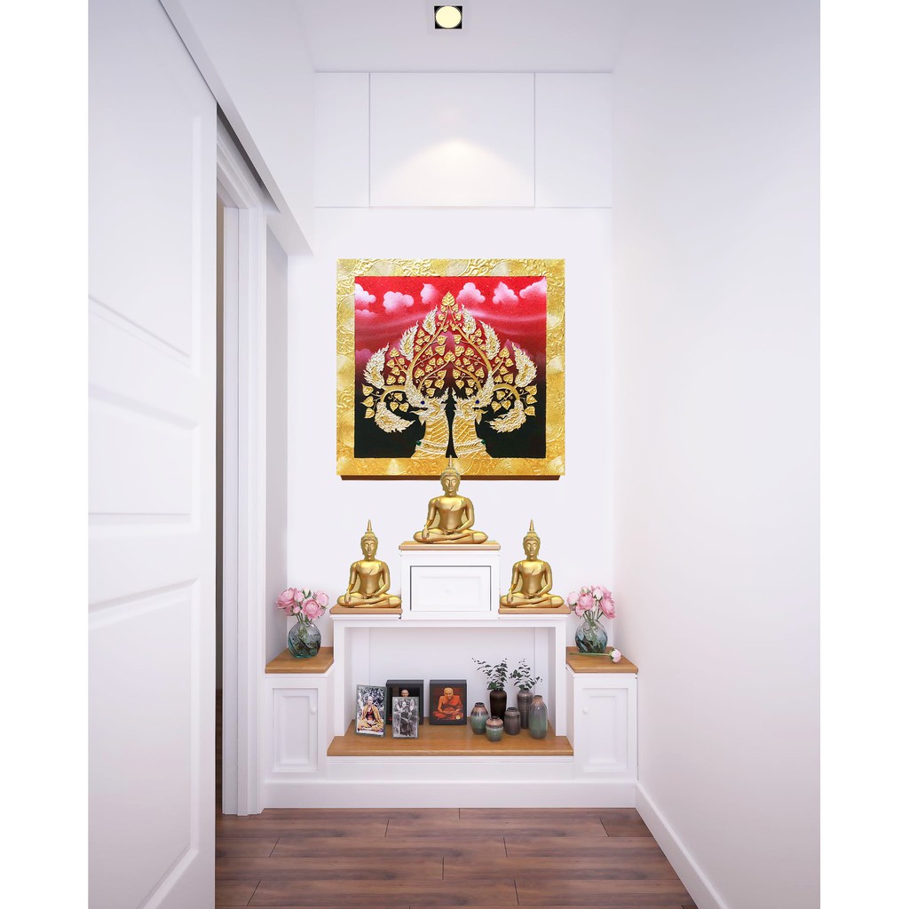 ภาพวาดต้นโพธิ์ A0215