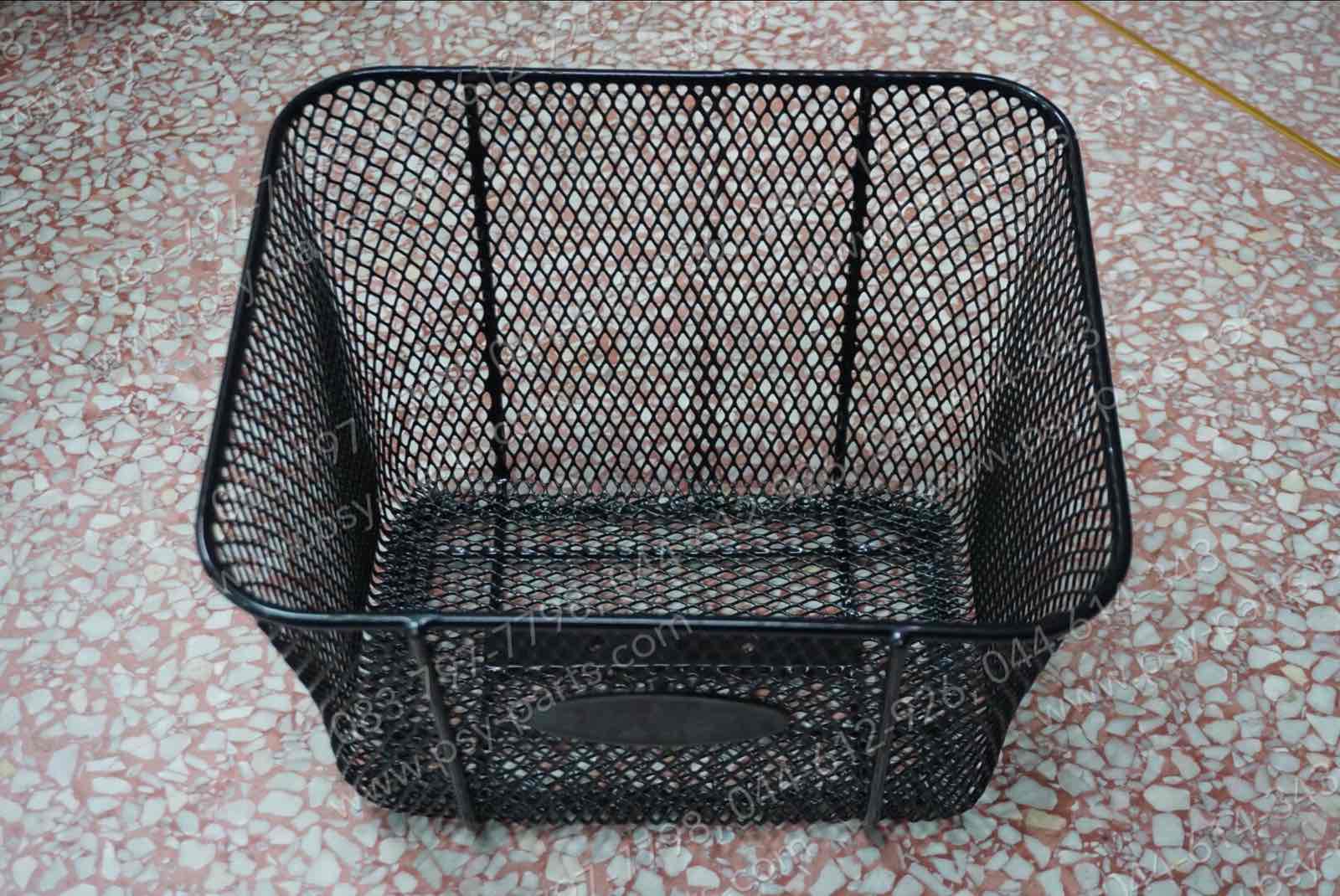 ตะกร้าหน้า RC 100J2 ลวดตาข่าย สีดำ