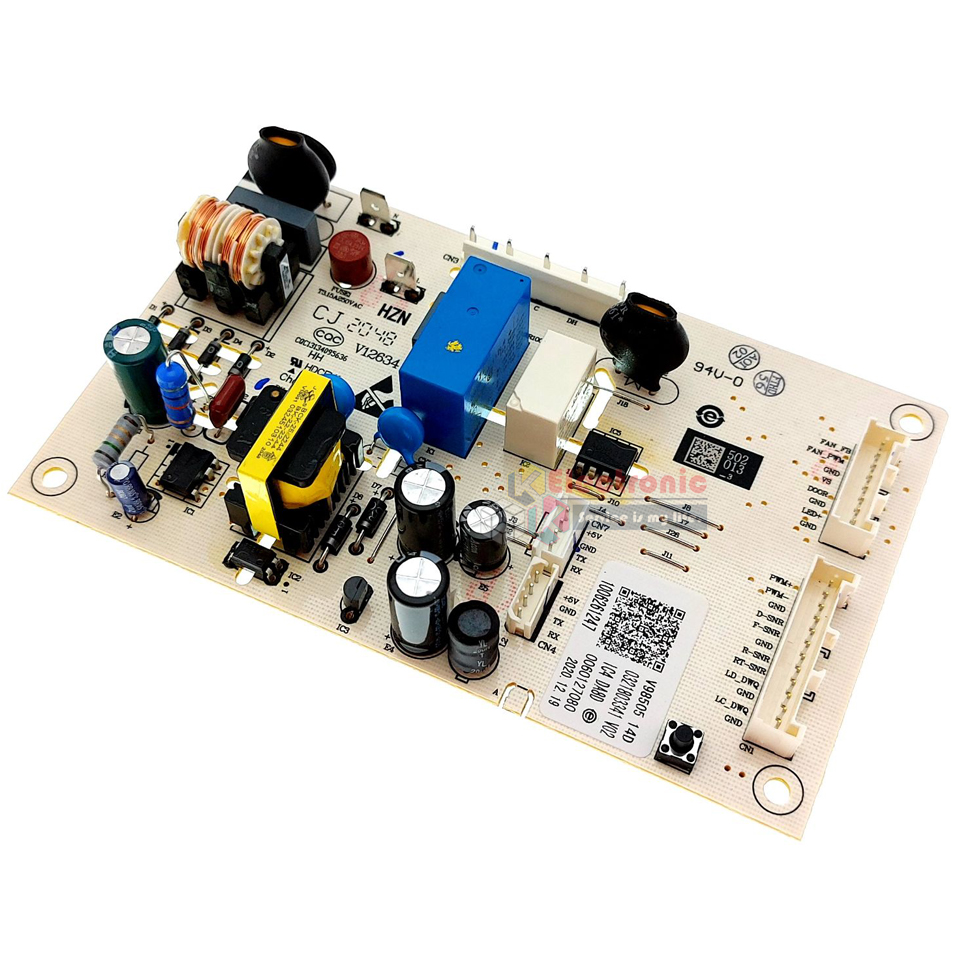 แผงตู้เย็นไฮเออร์ HAIER สำหรับรุ่น HRF-260MNIDL(SV)-พาร์ท 0060127089 อะไหล่แท้ รหัสที่บอร์ด0321803341