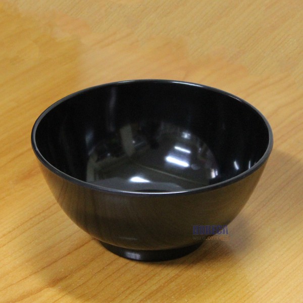ชามกลมโคมทรงสูง 6นิ้ว [สีดำ] ตราปลายิ้ม
