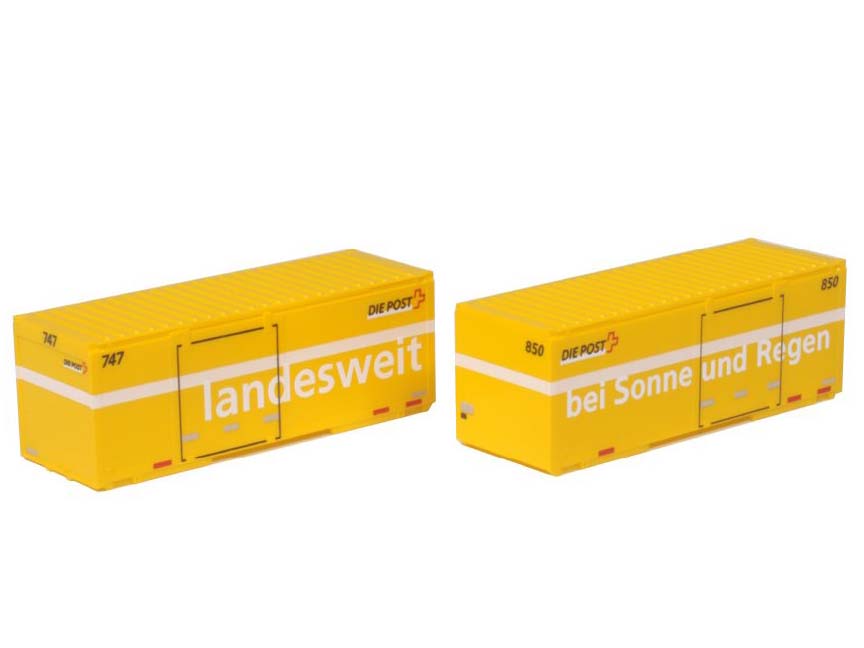 Kato23591A swiss RhB container 2 pieces