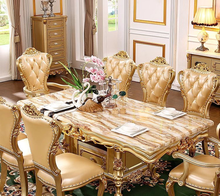 โต๊ะทานข้าวหลุยส์ โต๊ะอาหารหลุยส์ รุ่น DTL-02