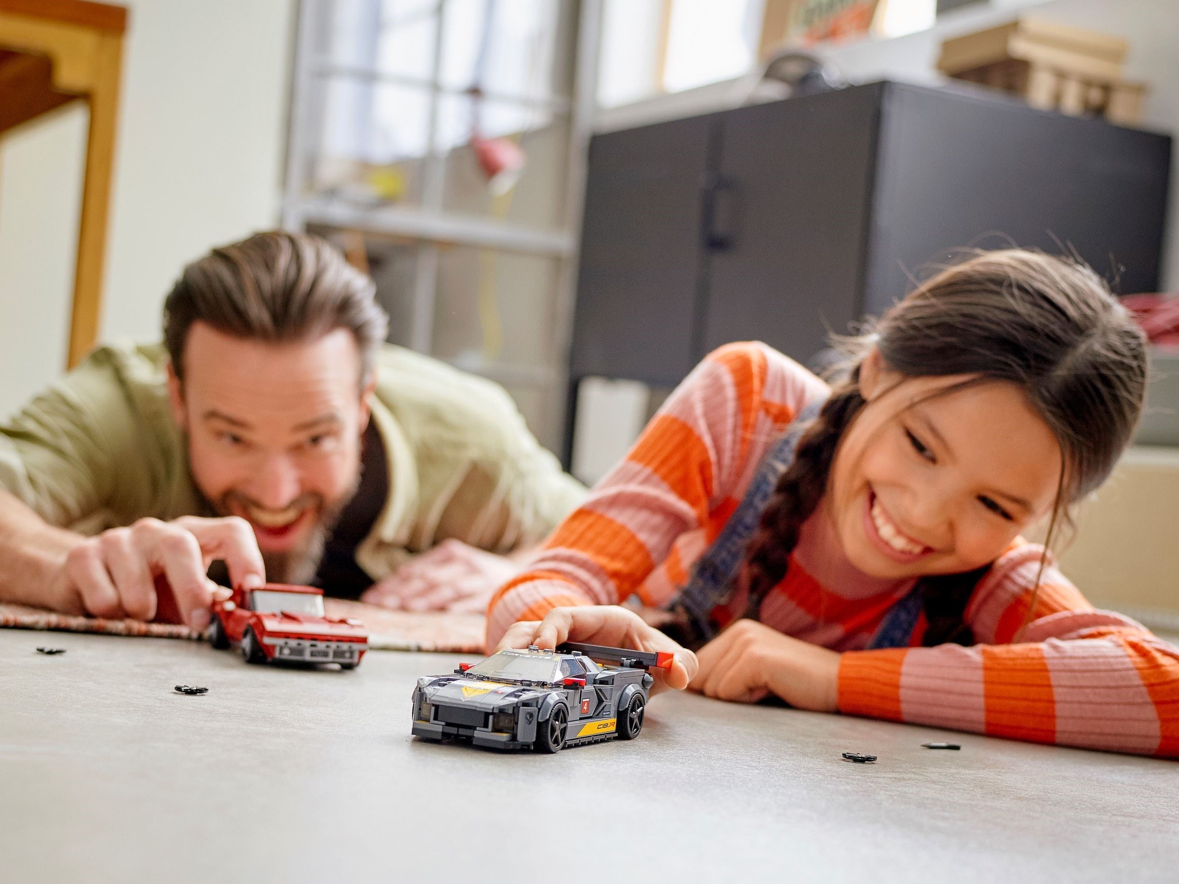 LEGO เลโก้ 76903 Speed Champion - Chevrolet Corvette C8.R Race Car and 1968 Chevrolet Corvette