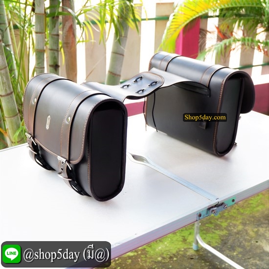 🔥 กระเป๋ารถมอเตอร์ไซค์ วินเทจ-คลาสสิค ✌️ มีสีดำ และ น้ำตาลไหม้