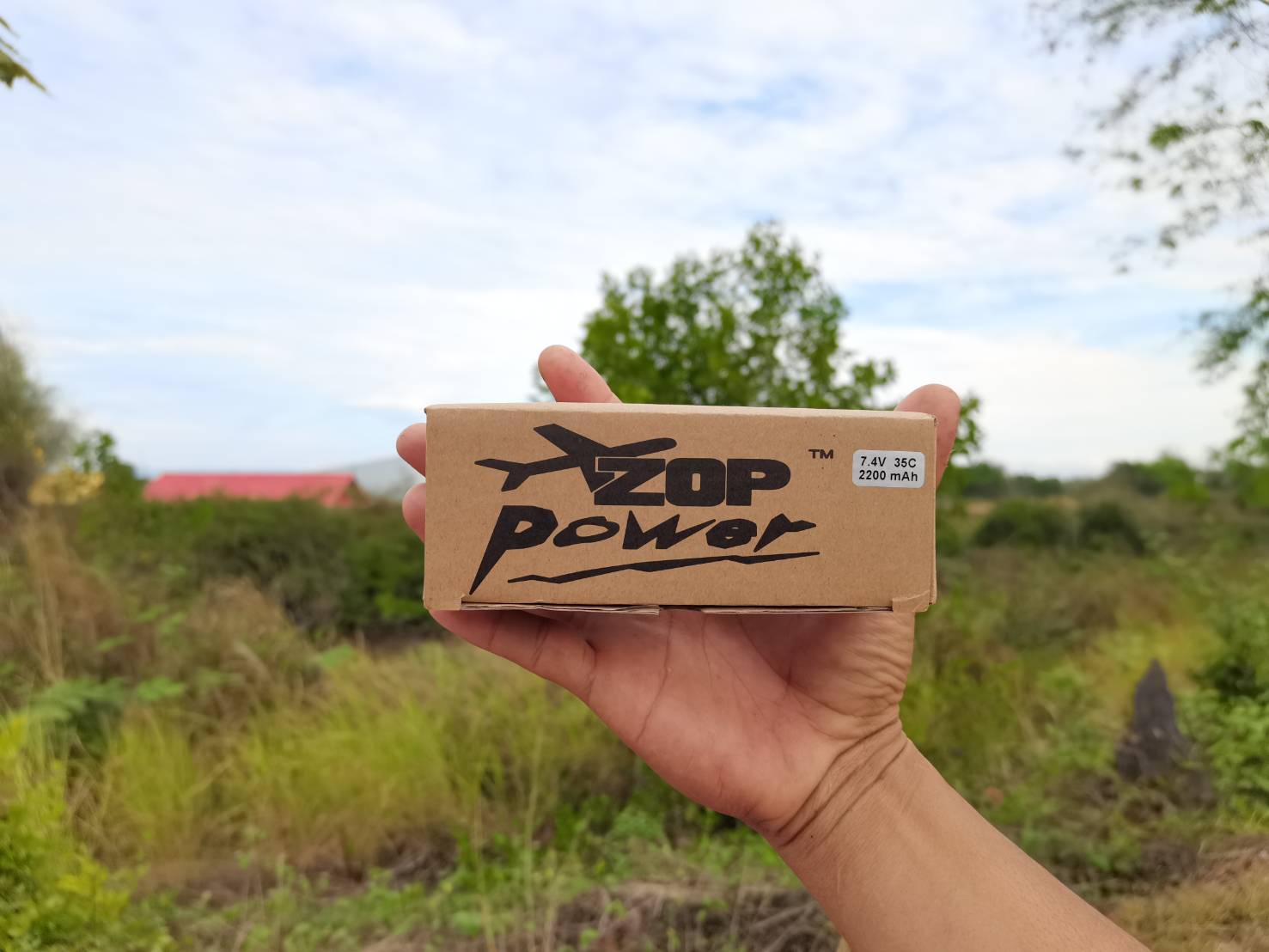 แบตเตอรี่เครื่องบินบังคับวิทยุ แบะรถบังคับ ZOP Power 7.4V 2200mAh 35C 2S Lipo Battery T Plug for 10428 10428A/B/C