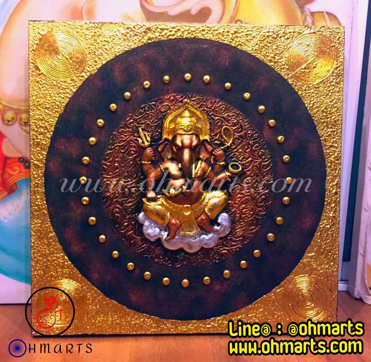 ภาพวาดพระพิฆเนศ D0013