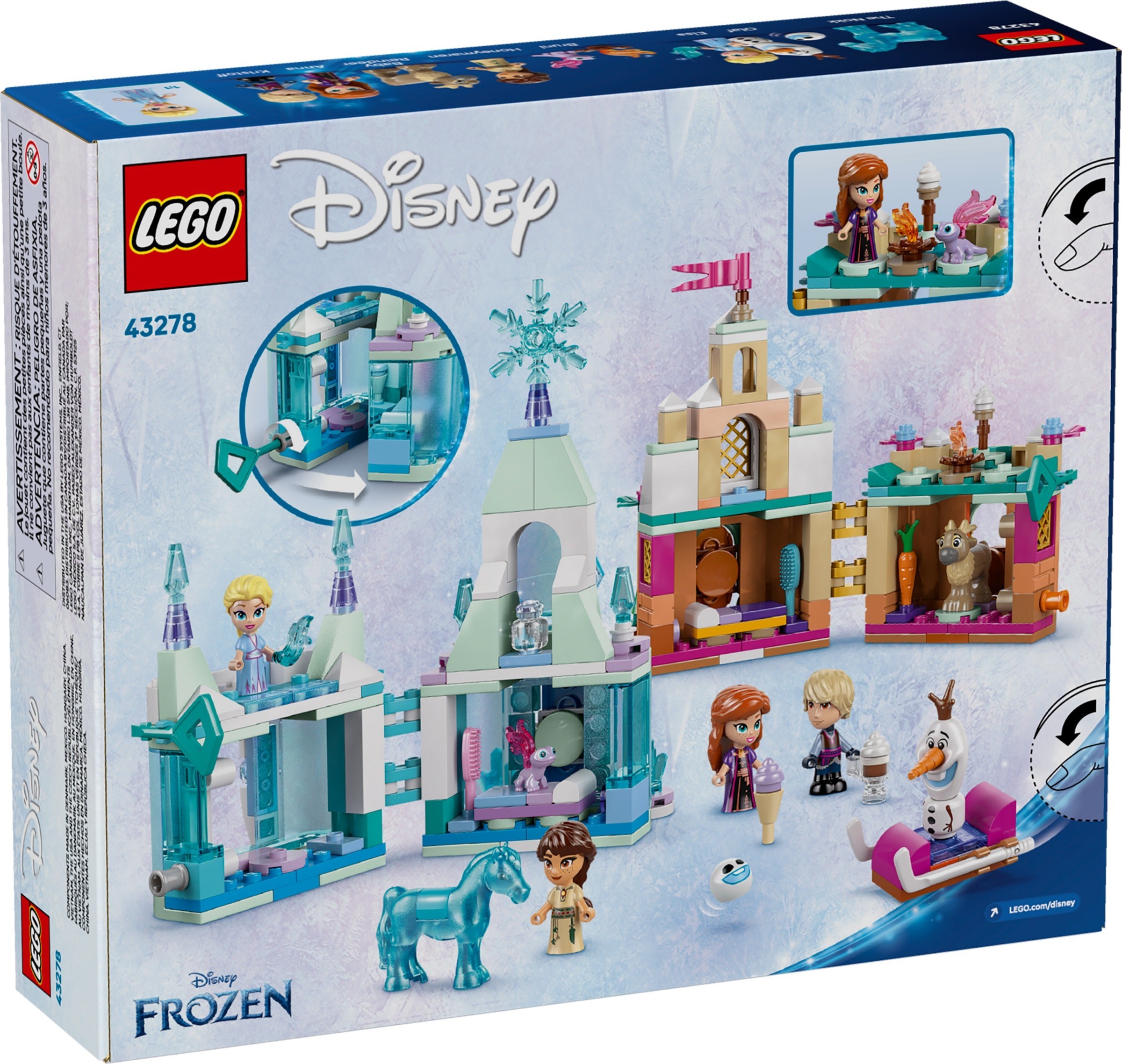 LEGO Disney เลโก้ 43278 Mini Arendelle Castle & Elsa's Ice Palace