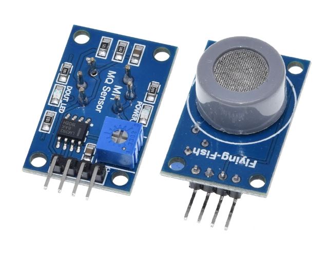 MQ-7 เซ็นเซอร์ตรวจจับคาร์บอนมอนอกไซด์ (CO) ใช้ในระบบเตือนภัย CO ในบ้านและอาคาร module Carbon monoxide gas sensor detection alarm sensor module MQ7
