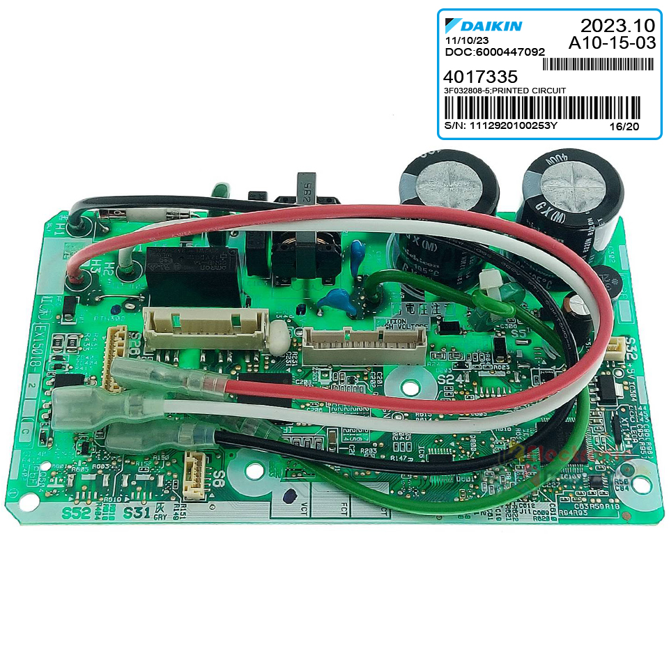 แผงบอร์ดแอร์คอยเย็นDAIKIN-ไดกิ้น รุ่น FTKC09QV2S/FTKC09RV2S-อะไหล่ใหม่แท้บริษัท #อะไหล่แอร์DAIKIN