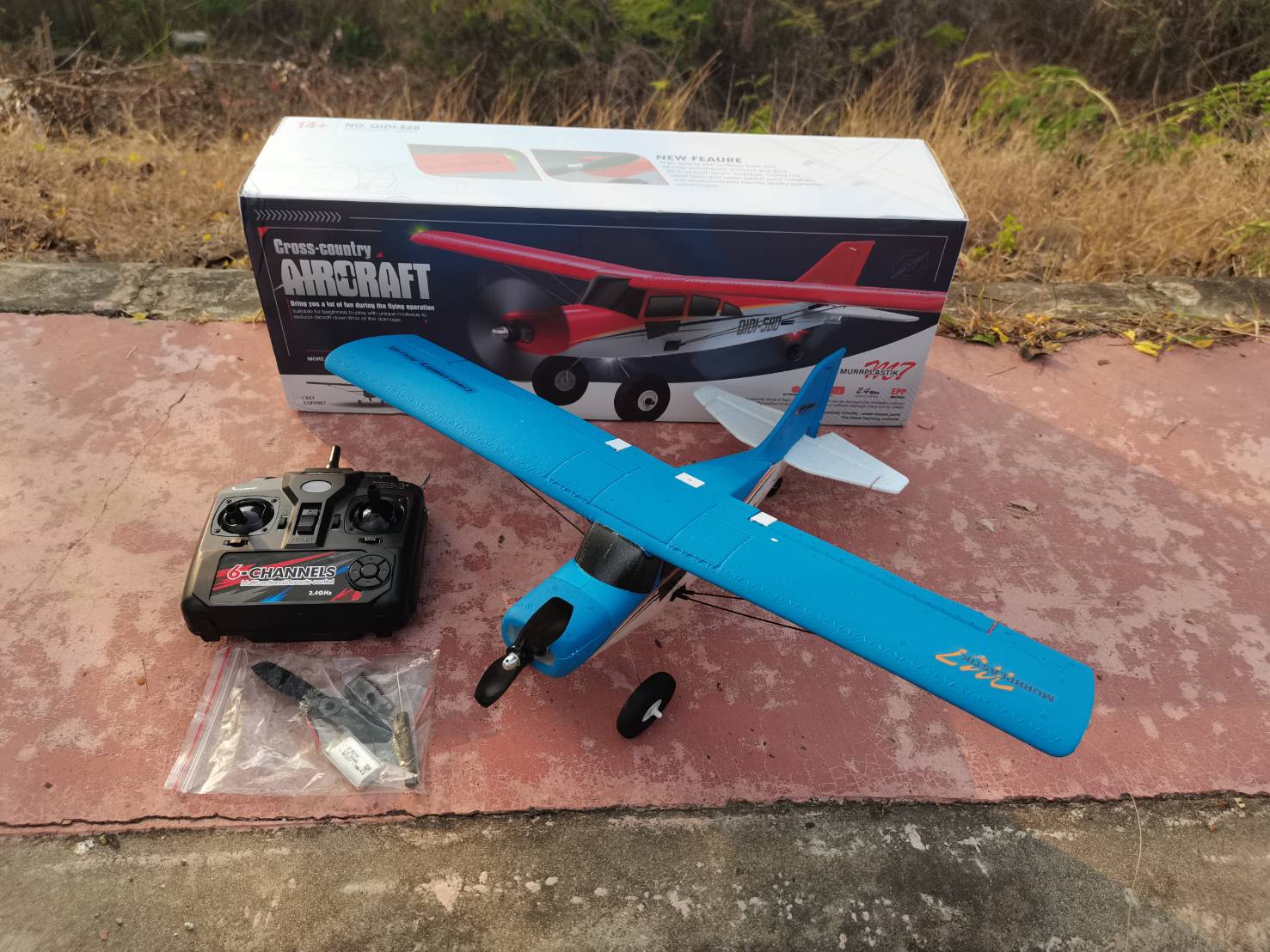 QIDI-560 MAULE MINI- 3D 4CH เครื่องบินบังคับชุดพร้อมบิน
