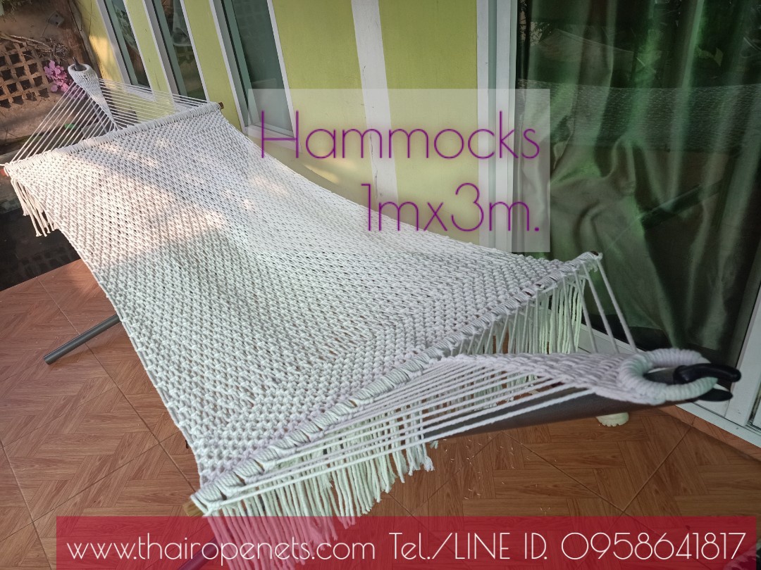 เปลญวน Hammocks ⭐ Size XL ⭐ไม่ขึ้นรา ใช้งานกลางแจ้ง🌈มีสินค้าพร้อมส่ง🌈