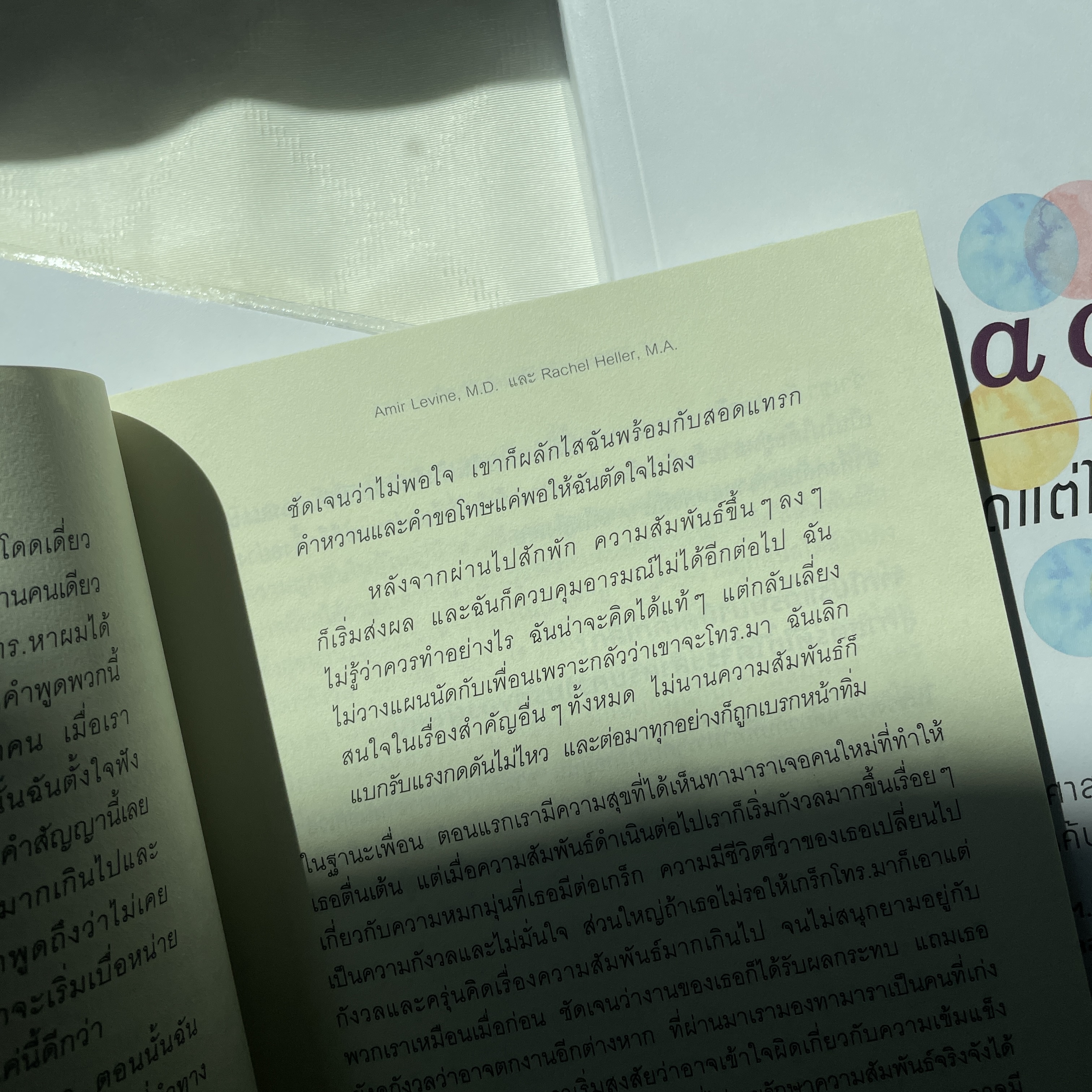 ATTACHED ใกล้ชิดแต่ไม่ติดหนึบ /ผู้แต่ง: Amir Levine, M.D.และ Rachel Heller, M.A. /สำนักพิมพ์: อมรินทร์ How to