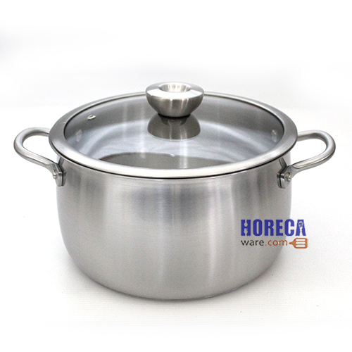 White Steel 10-piece pot and pan set, Meyer brand