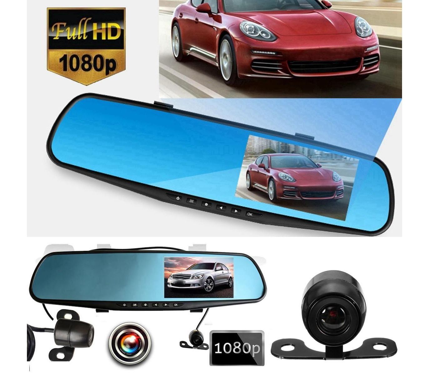 🔥กล้องติดรถยนต์หน้า-หลัง S500-25