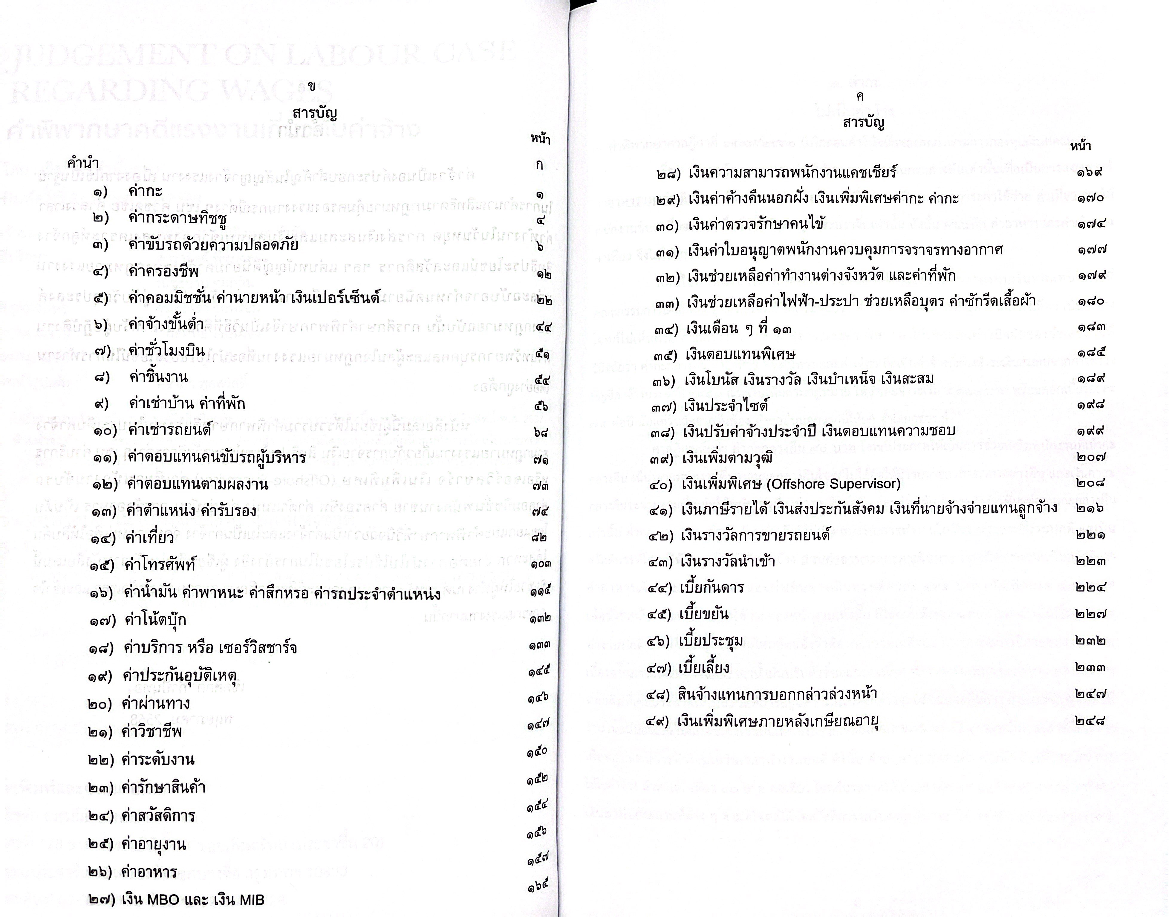 (ห่อปก) คำพิพากษาคดีแรงงานเกี่ยวกับค่าจ้างJUDGEMENT ON LABOUR CASE / เชิดศักดิ์ กำปั่นทอง