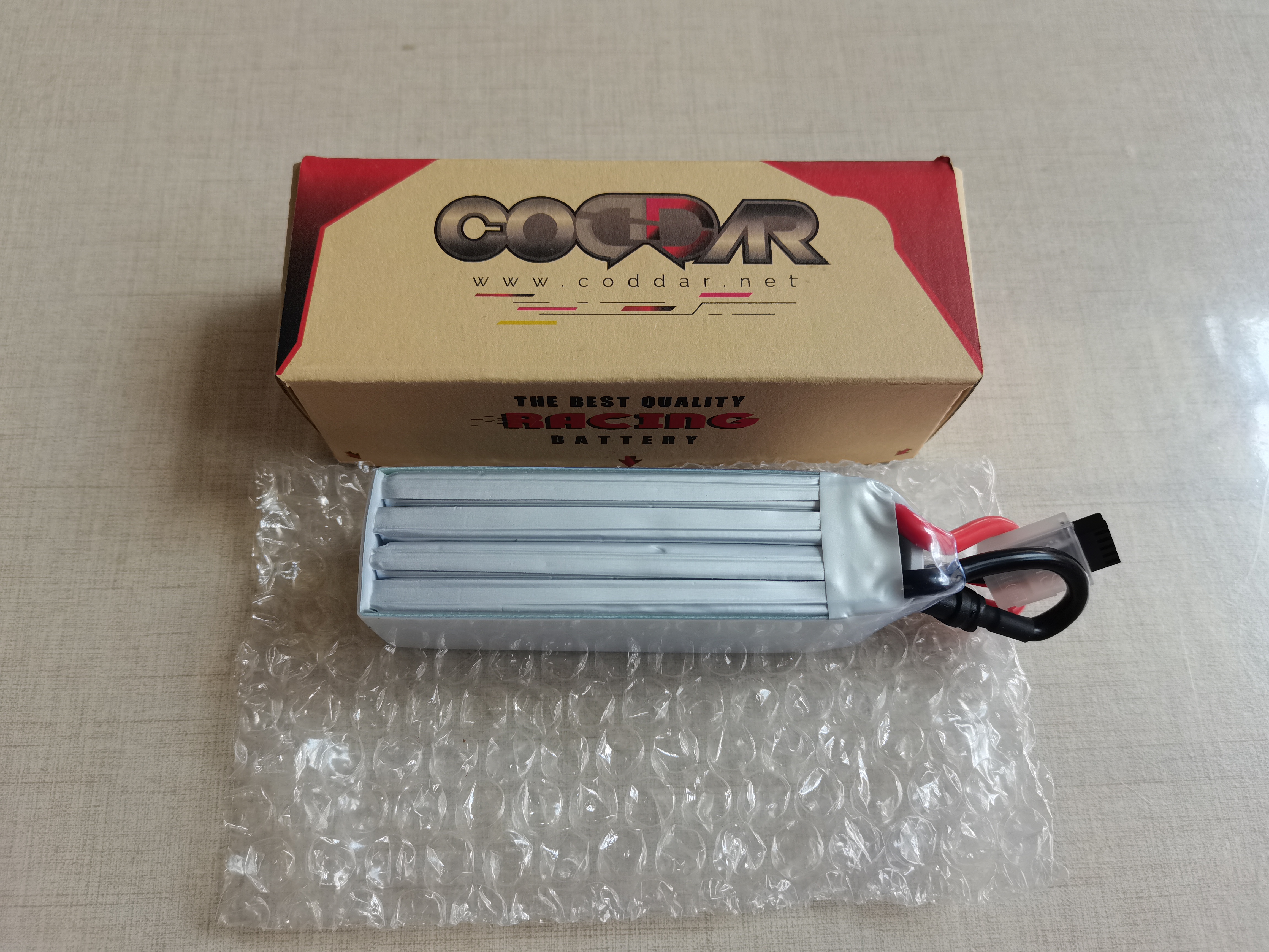 Coddar 2200Mah 4S 14.8V 60c Lipo-Batteri แบตเตอรี่ลิโพ สำหรับเครื่องบินบังคับ รถบังคับ เรือบังคับวิทยุ
