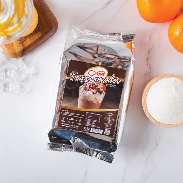 ดีวัน ผงเฟรปเป้ ผงปั่นสมูทตี้ ผงปั่นเฟรปเป้ สมูทตี้ ผงปั่นเครื่องดื่ม Frappe Powder D-one (500g/ถุง)