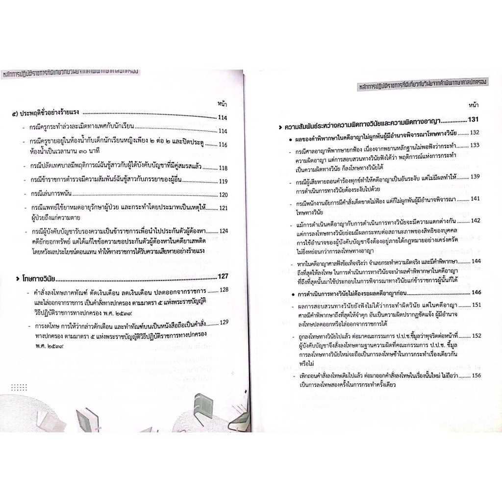 (ห่อปก)หลักการปฏิบัติราชการที่ดี เกี่ยวกับวินัยจากคำพิพากษาศาลปกครอง/นายประนัย วณิชชานนท์/พิมพ์ ตุลาคม 2565(ครั้งที่ 1